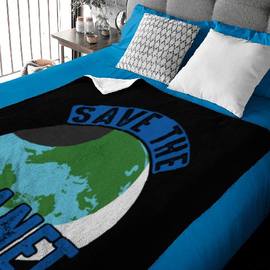 Save The Planet Earth Protection Support Baby Blankets