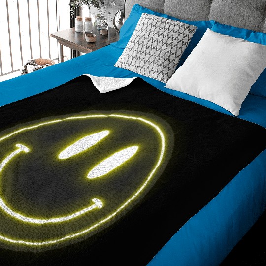 ACID HOUSE SMILE Baby Blankets