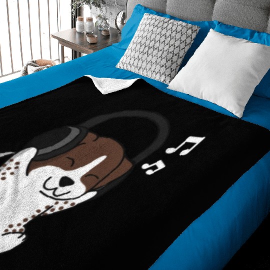 Music Lover German Shorthaired Pointer Baby Blankets