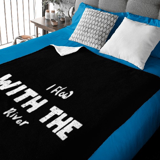 I Flow With The River - Poker Baby Blankets