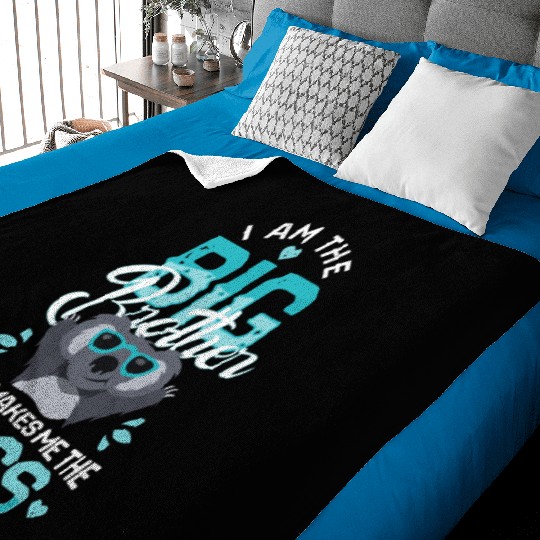 I'm the big brother 2023 pregnancy anouncement boy Baby Blankets