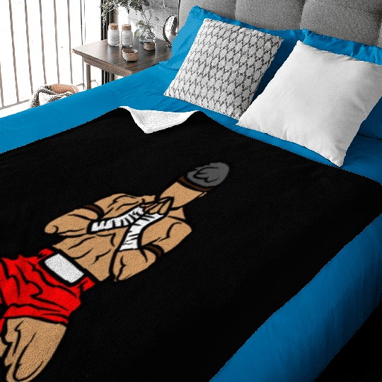 Wicked Ways Muay Thai Team Baby Blankets