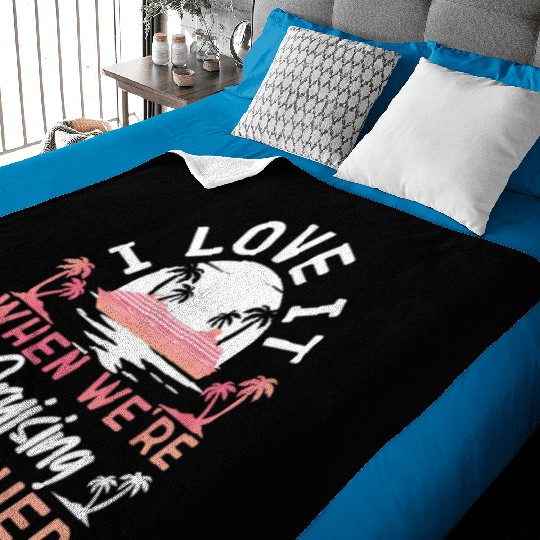 Cruise Ship Vacation Friends Baby Blankets