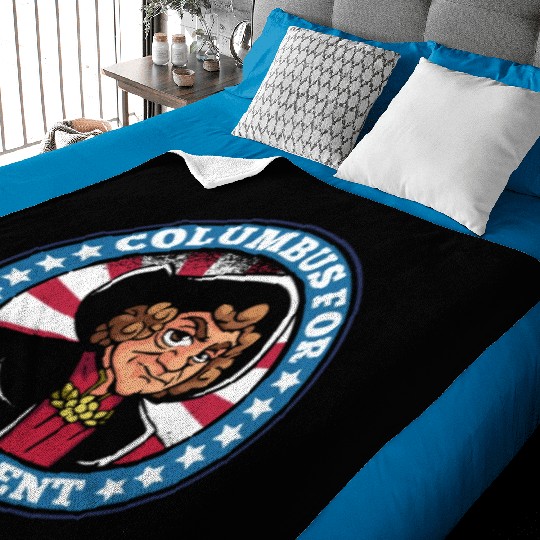 Columbus Day 1492 Baby Blankets