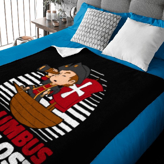 Columbus Day 1492 Baby Blankets