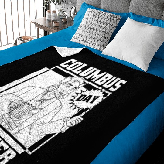 Columbus Day 1492 Baby Blankets