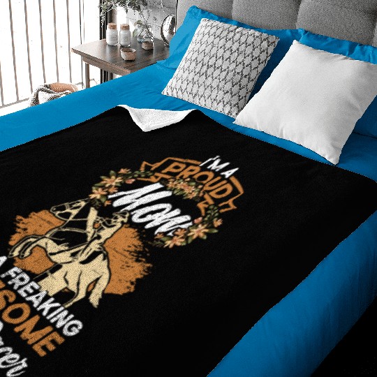 Barrel Racing Rodeo Equestrian Horse Barrel Racer Baby Blankets