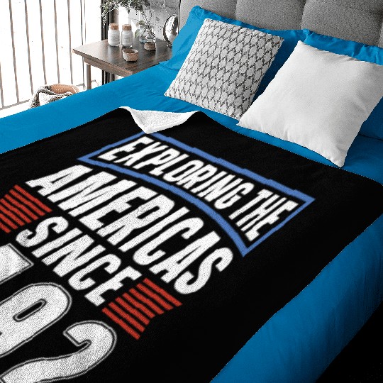 Columbus Day 1492 Baby Blankets