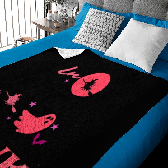 IN OCTOBER WE WEAR PINK, breast cancer awareness Baby Blankets