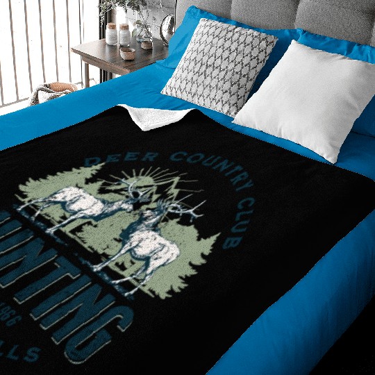 Deer country club Baby Blankets