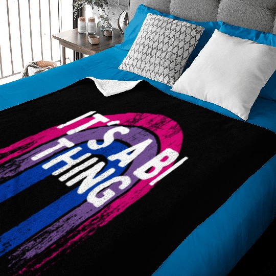 It's a Bi Thing Bisexual LGBTQ Bi Pride LGBT Gay Baby Blankets