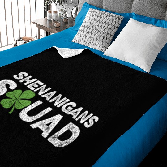 Shenanigans Squad Gangster Gift Baby Blankets