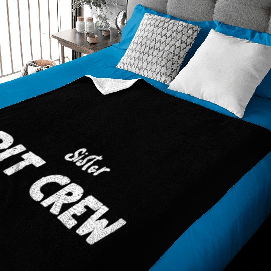Sister Pit Crew - Sister Baby Blankets