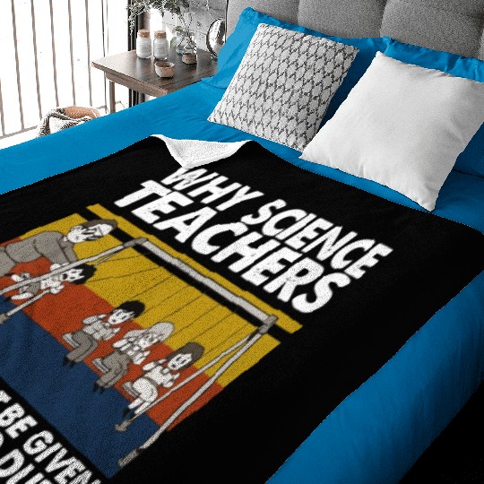 Science Teacher not given playground Baby Blankets