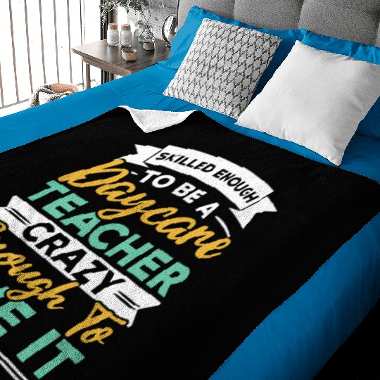 Daycare Teacher Childcare Educator Director Baby Blankets