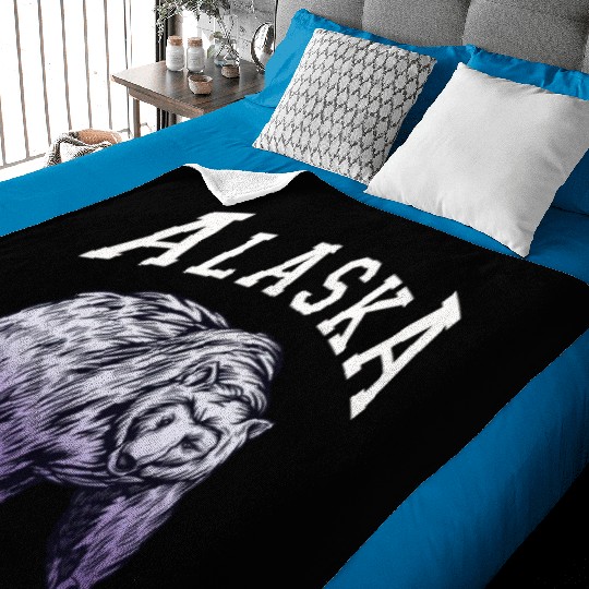 Alaska Gift USA Natur Bär Denali Grizzly Wald Baby Blankets