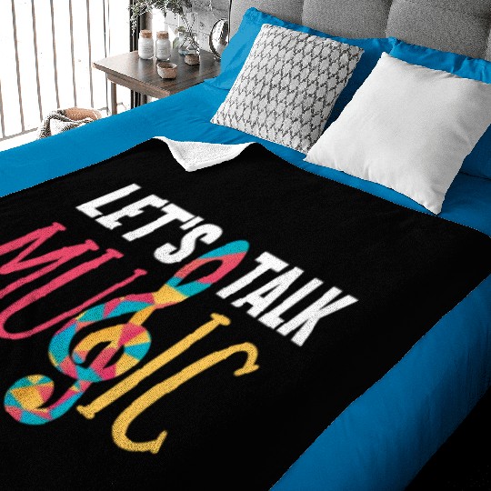 Music Teacher Music Key Baby Blankets