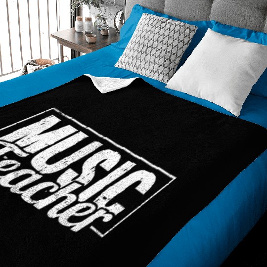 Music Teacher Baby Blankets