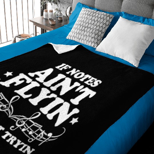 Music Teacher music nout Baby Blankets