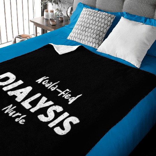 Koala-Fied Dialysis Nurse - Nurse Baby Blankets