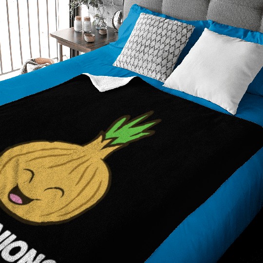 Onion - I love onions Baby Blankets