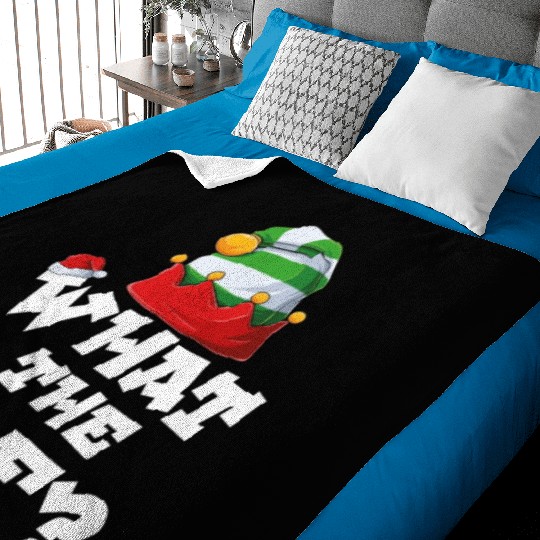 Gamer Elf Family Matching Christmas Group Pajama Baby Blankets