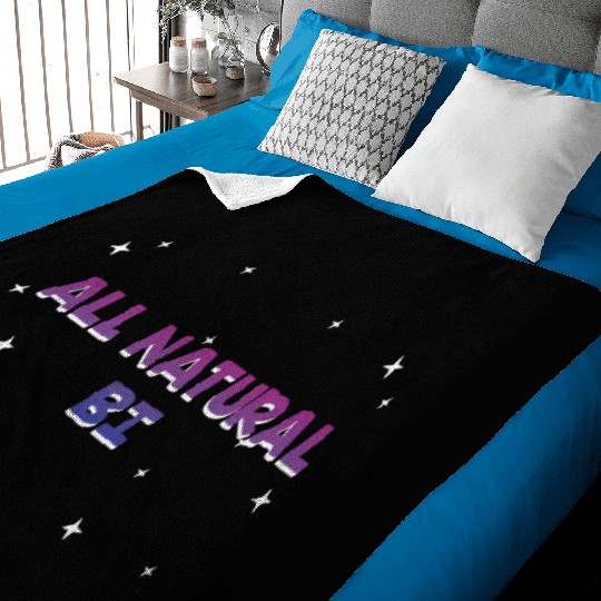 All Natural Bi LGBTQ Bisexual LGBT Bi Pride Baby Blankets