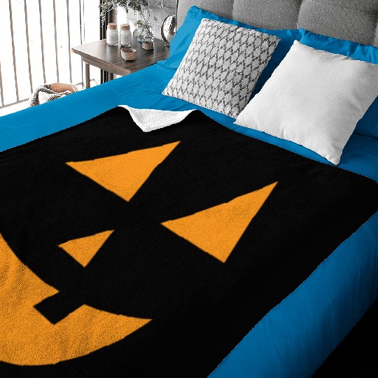 Pumpkin Halloween Jack O Lantern Pumpkins Baby Blankets