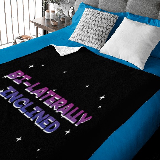 Bilaterally Inclined Bisexual LGBTQ Bi Pride LGBT Baby Blankets