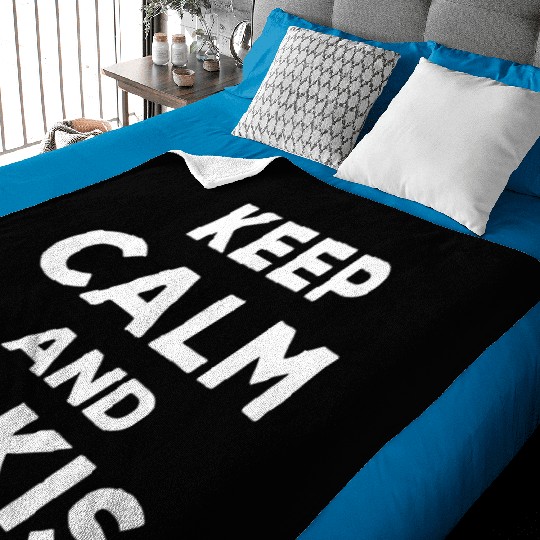 Let's Wear This Fun Keep Calm And Eat Takis Foodie Baby Blankets