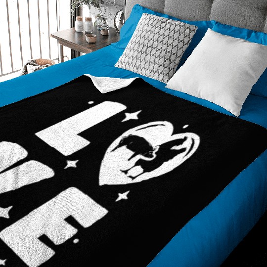 Funny Farming Love Pigs Chickens Raising Farmer Baby Blankets