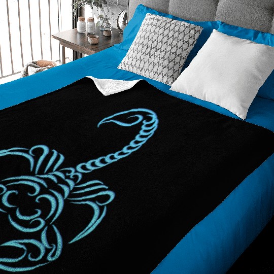 Scorpio Zodiac Water Sign Scorpion Logo Baby Blankets