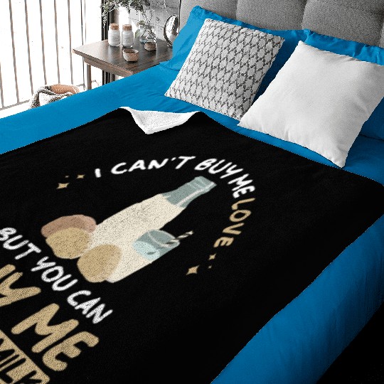 Potato Milk Saying Baby Blankets