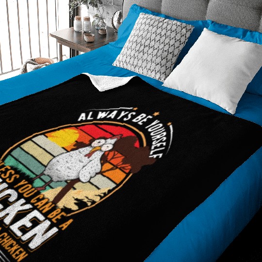 Chickens Gift Farmer Chicken Coop Baby Blankets