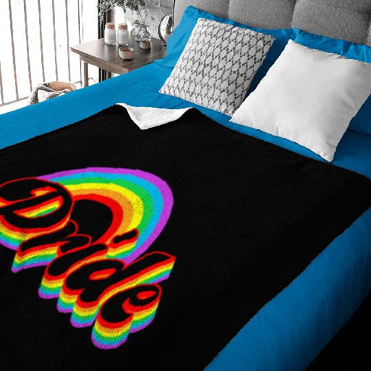 Colorful Pride Rainbow LGBT Baby Blankets