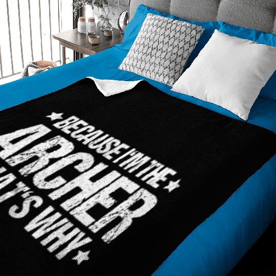 Archer Archery Bow Hunting Bowman Arrow Bow Hunter Baby Blankets