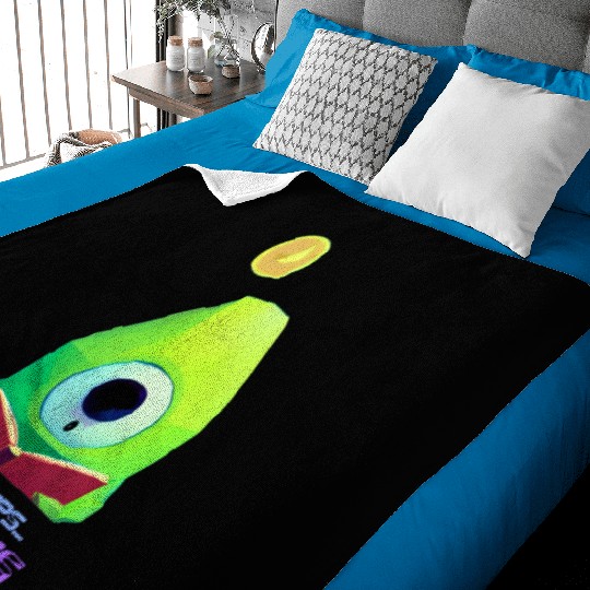 Cute Ghost Book Reading Teacher Funny Halloween Baby Blankets