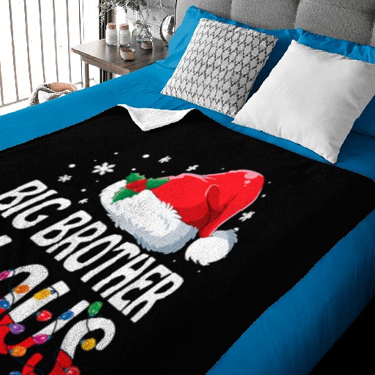 Big Brother Claus Matching Family Baby Blankets