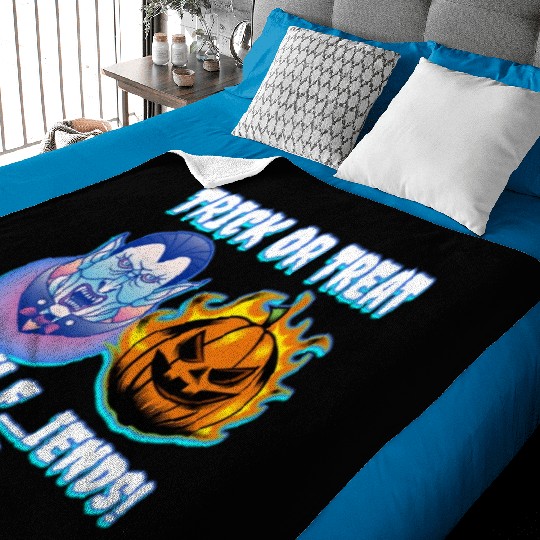 Trick or Treat with F(r)iends! Vampire & Pumpkin W Baby Blankets