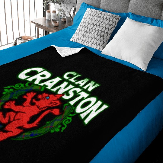 Clan Cranston Cute Baby Lion Rampant Kitten Baby Blankets