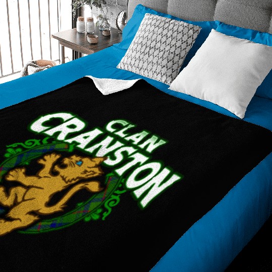 Clan Cranston Cute Baby Lion Rampant Kitten Baby Blankets