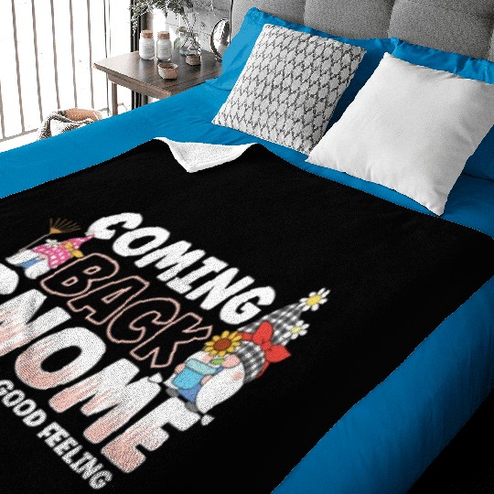 Garden Gnomes Gnome Lover Funny Gnome Gardening Baby Blankets