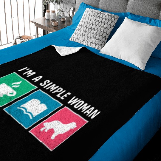 Coffee Books Bernese Mountain Dog Baby Blankets