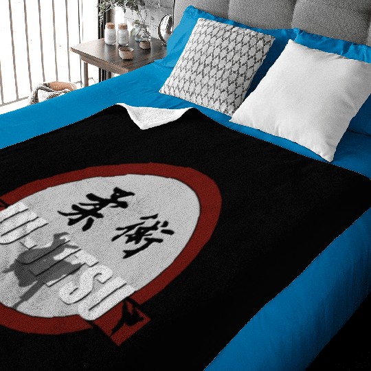 Ju Jitsu Ju Jutsu Jiu-Jitsu Baby Blankets