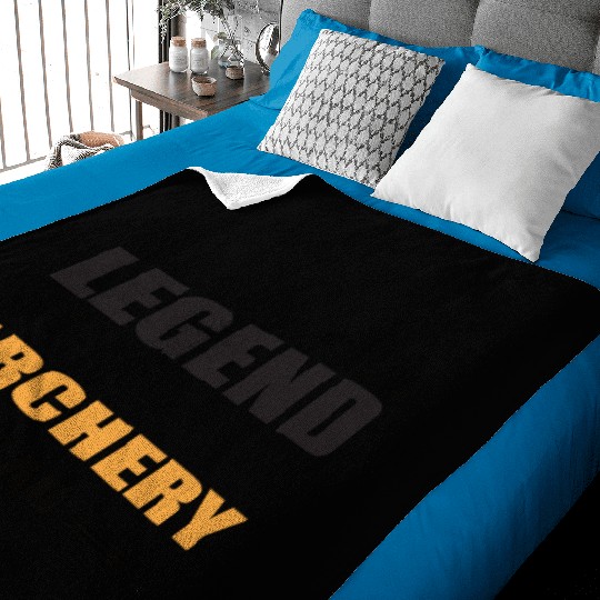 archery legend dad Baby Blankets