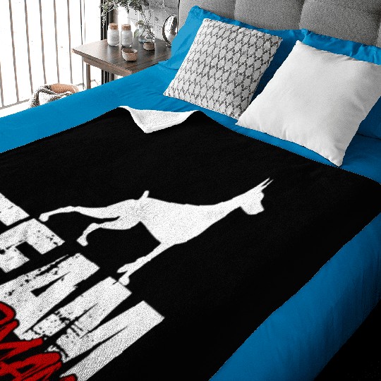 Team Doberman Baby Blankets