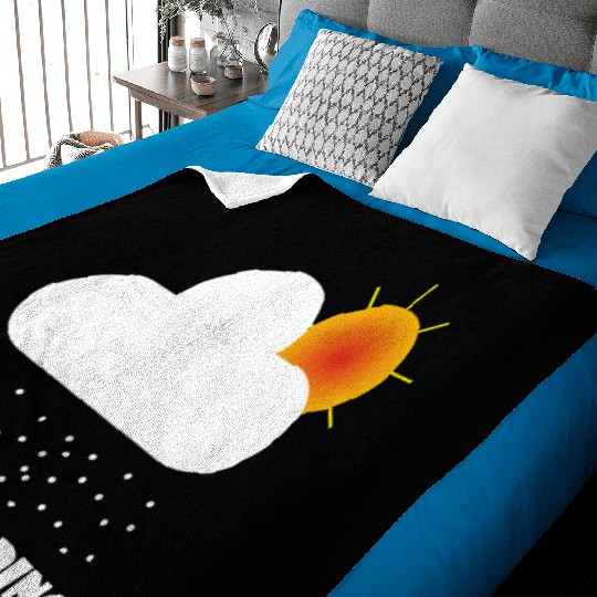 Funny Winter Christmas Holidays Baby Blankets