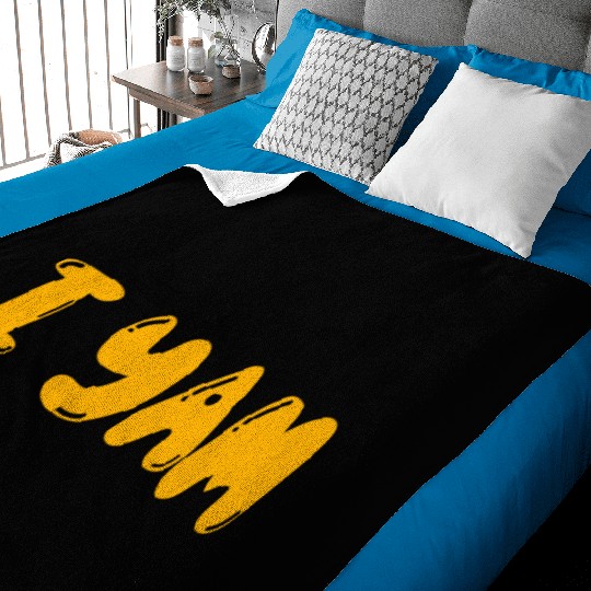 I yam my sweet potato matching couple thanksgiving Baby Blankets