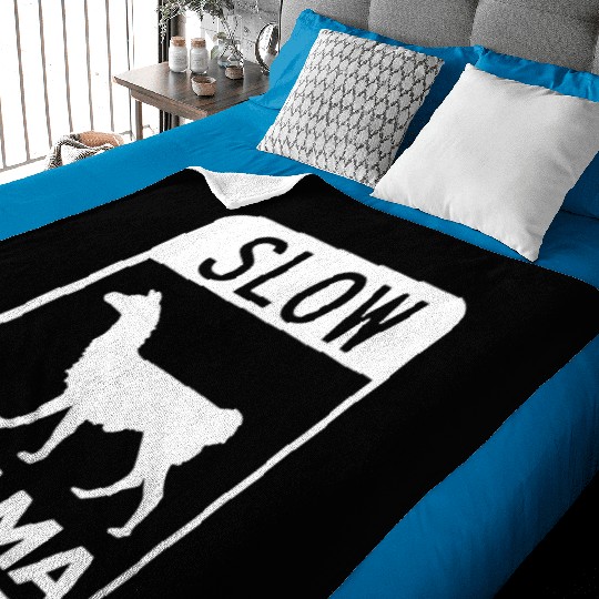 Phish Slow Llama Baby Blankets