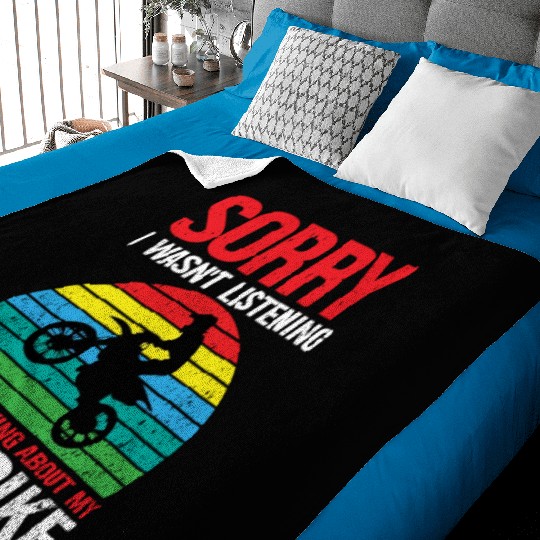 Thinking About My Dirt Bike Baby Blankets